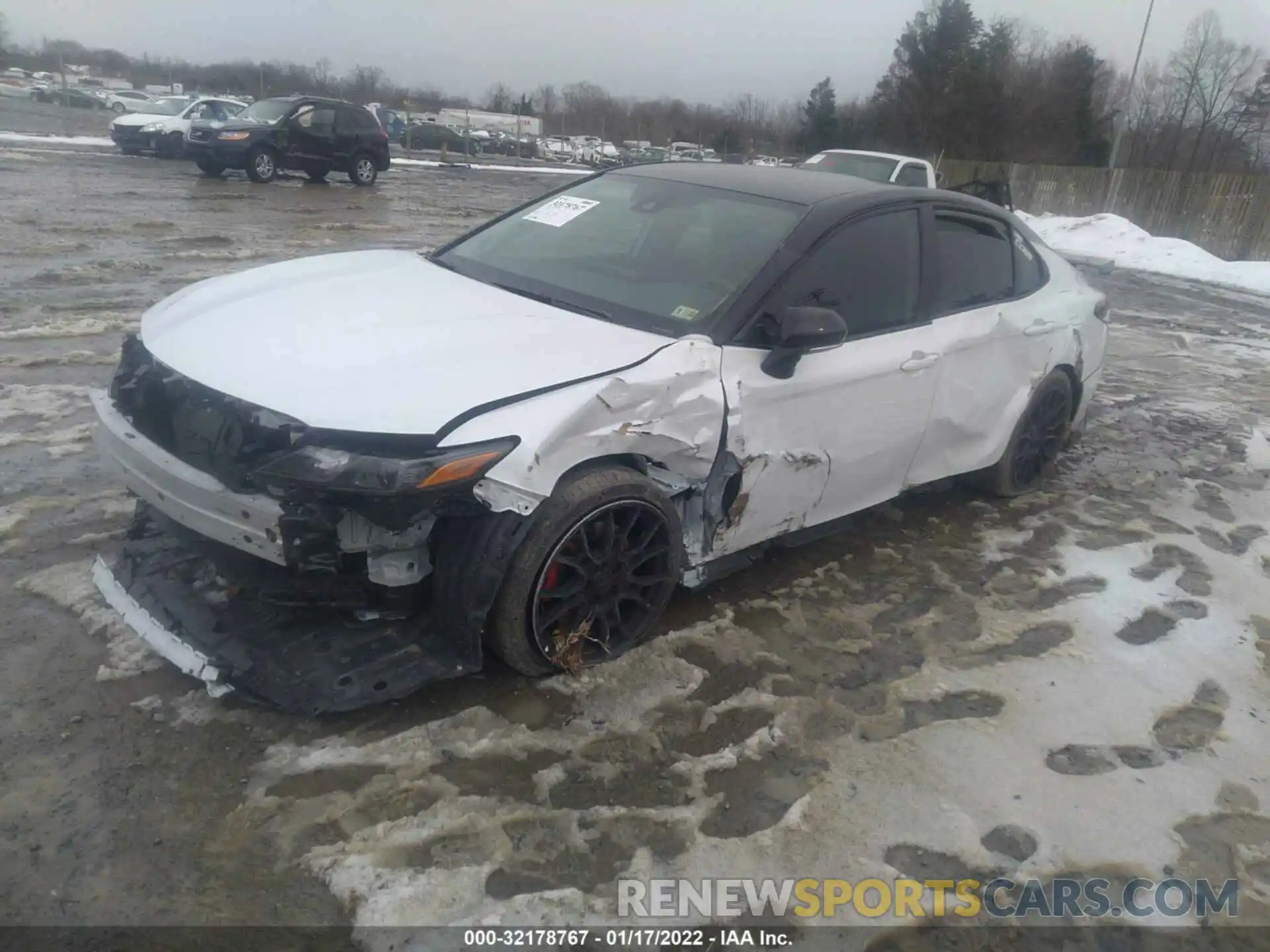 2 Photograph of a damaged car 4T1KZ1AK2MU050428 TOYOTA CAMRY 2021