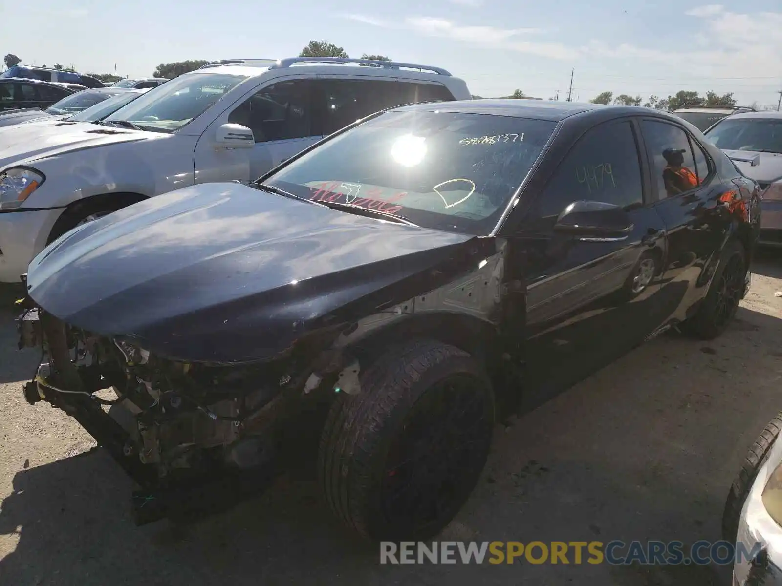 2 Photograph of a damaged car 4T1KZ1AK2MU053460 TOYOTA CAMRY 2021