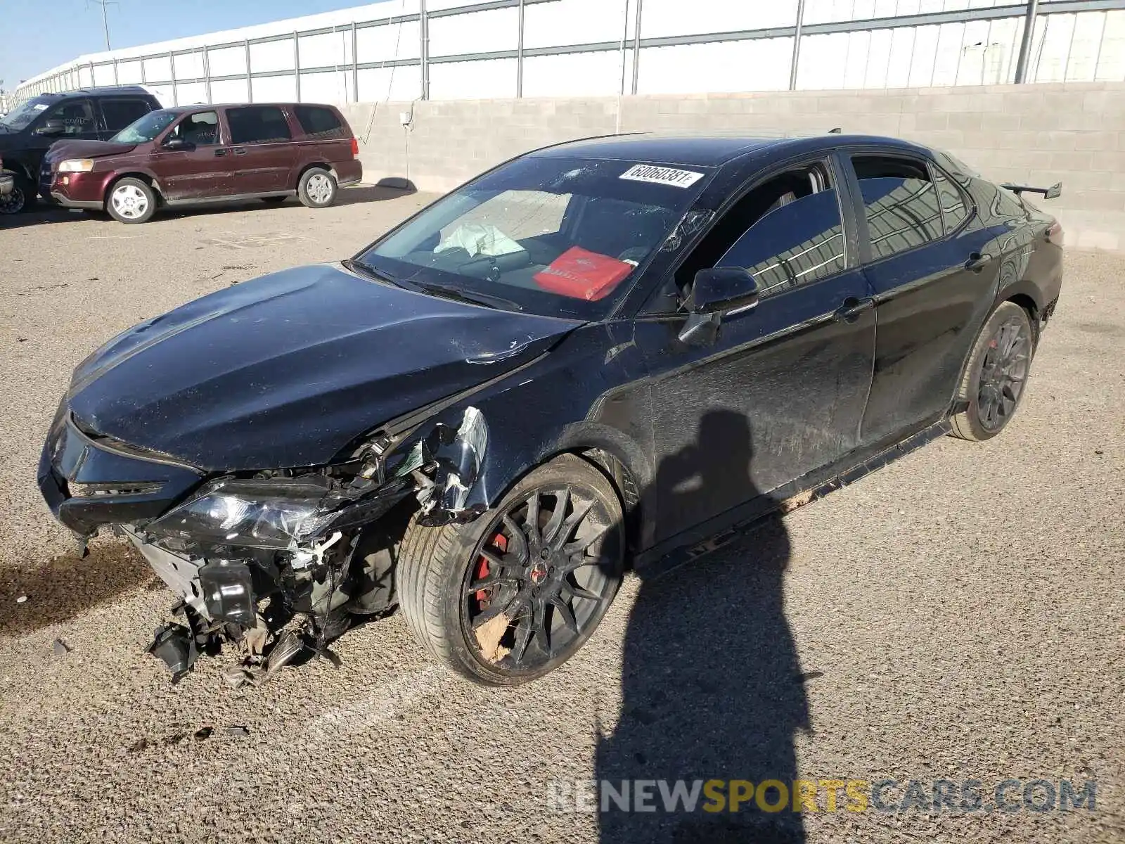 2 Photograph of a damaged car 4T1KZ1AK2MU056049 TOYOTA CAMRY 2021