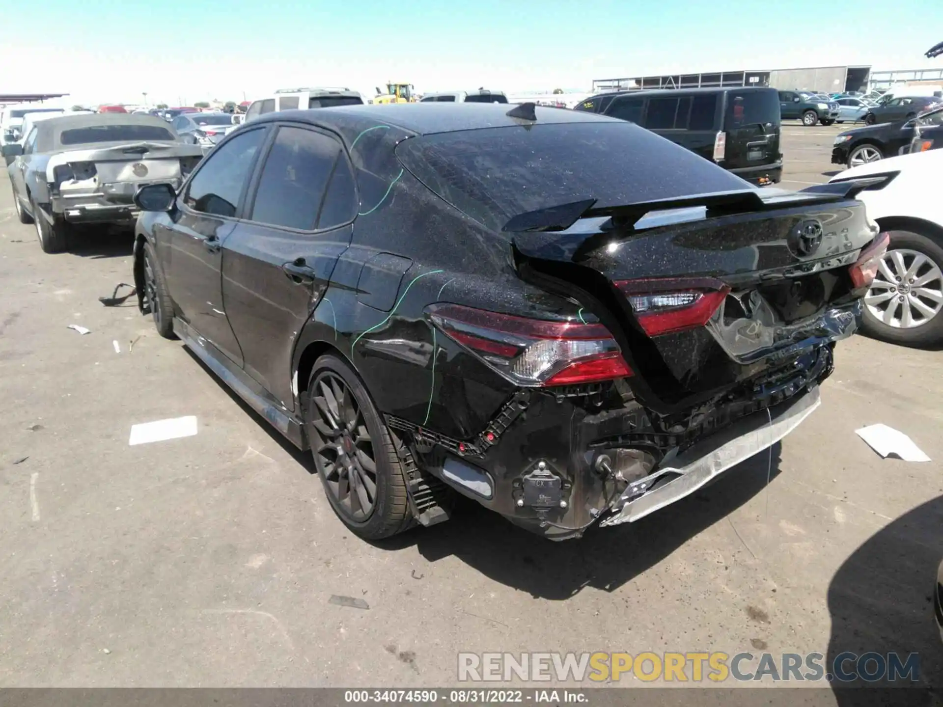 3 Photograph of a damaged car 4T1KZ1AK2MU059176 TOYOTA CAMRY 2021