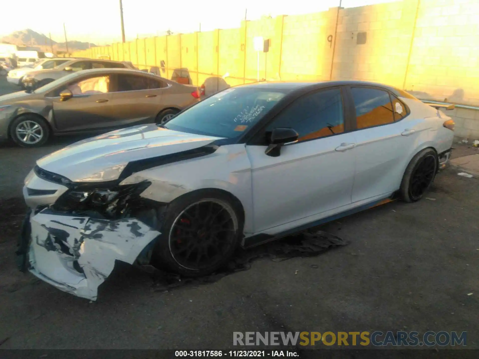 2 Photograph of a damaged car 4T1KZ1AK3MU048686 TOYOTA CAMRY 2021