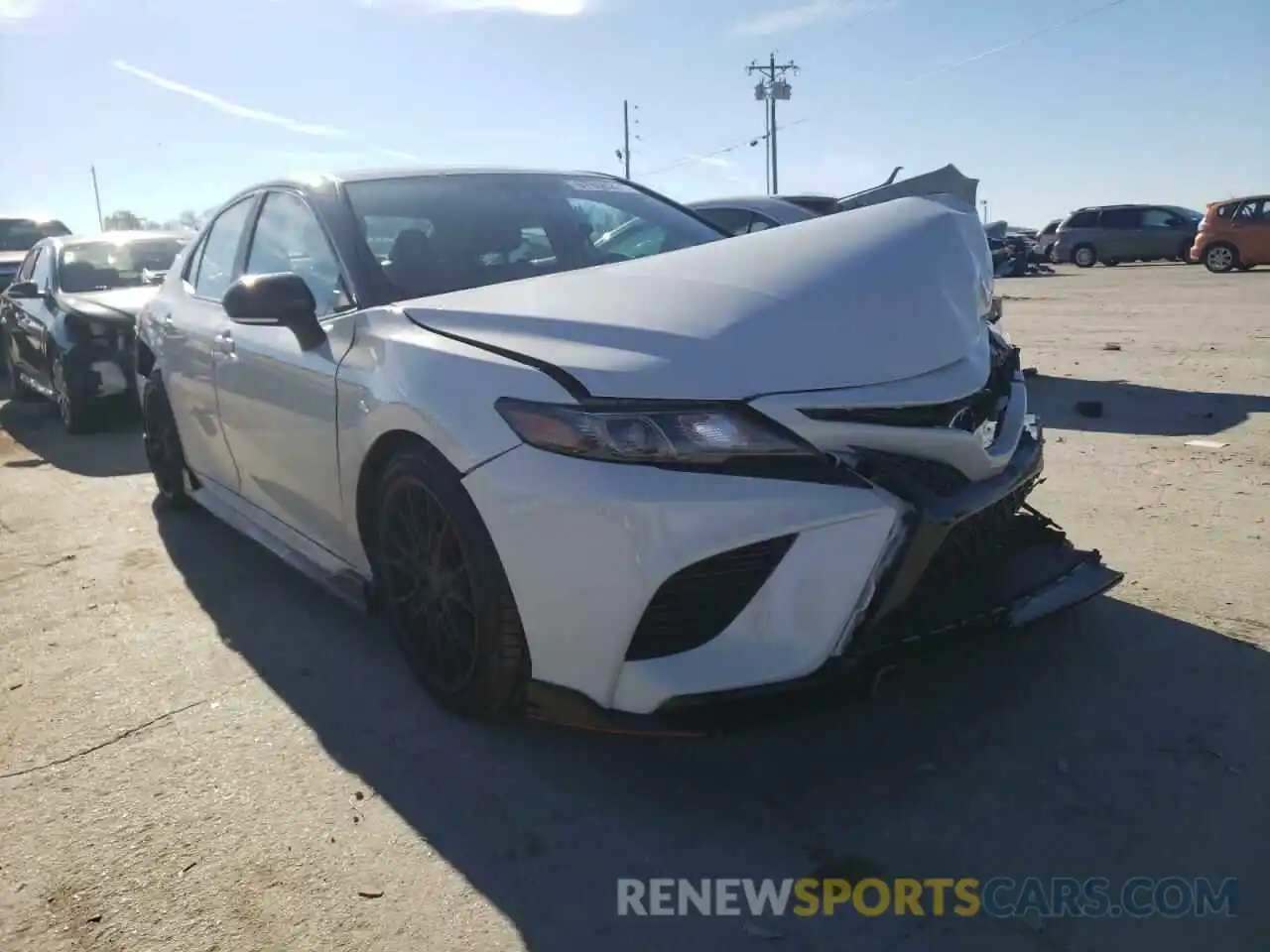 1 Photograph of a damaged car 4T1KZ1AK3MU052334 TOYOTA CAMRY 2021