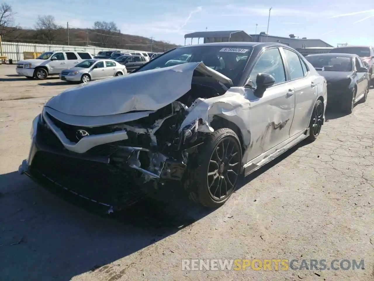 2 Photograph of a damaged car 4T1KZ1AK3MU052334 TOYOTA CAMRY 2021