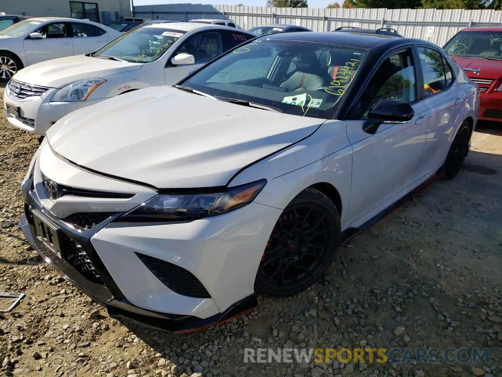 2 Photograph of a damaged car 4T1KZ1AK3MU052348 TOYOTA CAMRY 2021