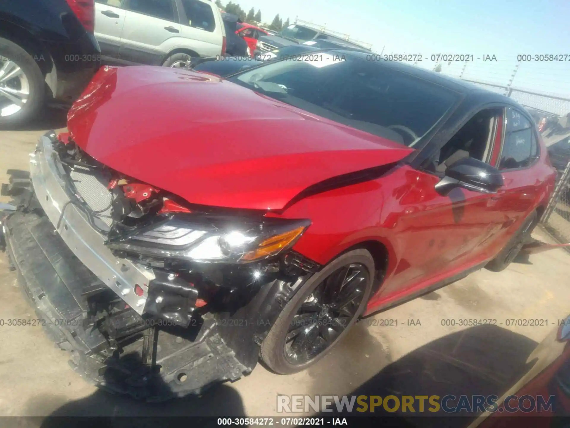 2 Photograph of a damaged car 4T1KZ1AK3MU052415 TOYOTA CAMRY 2021