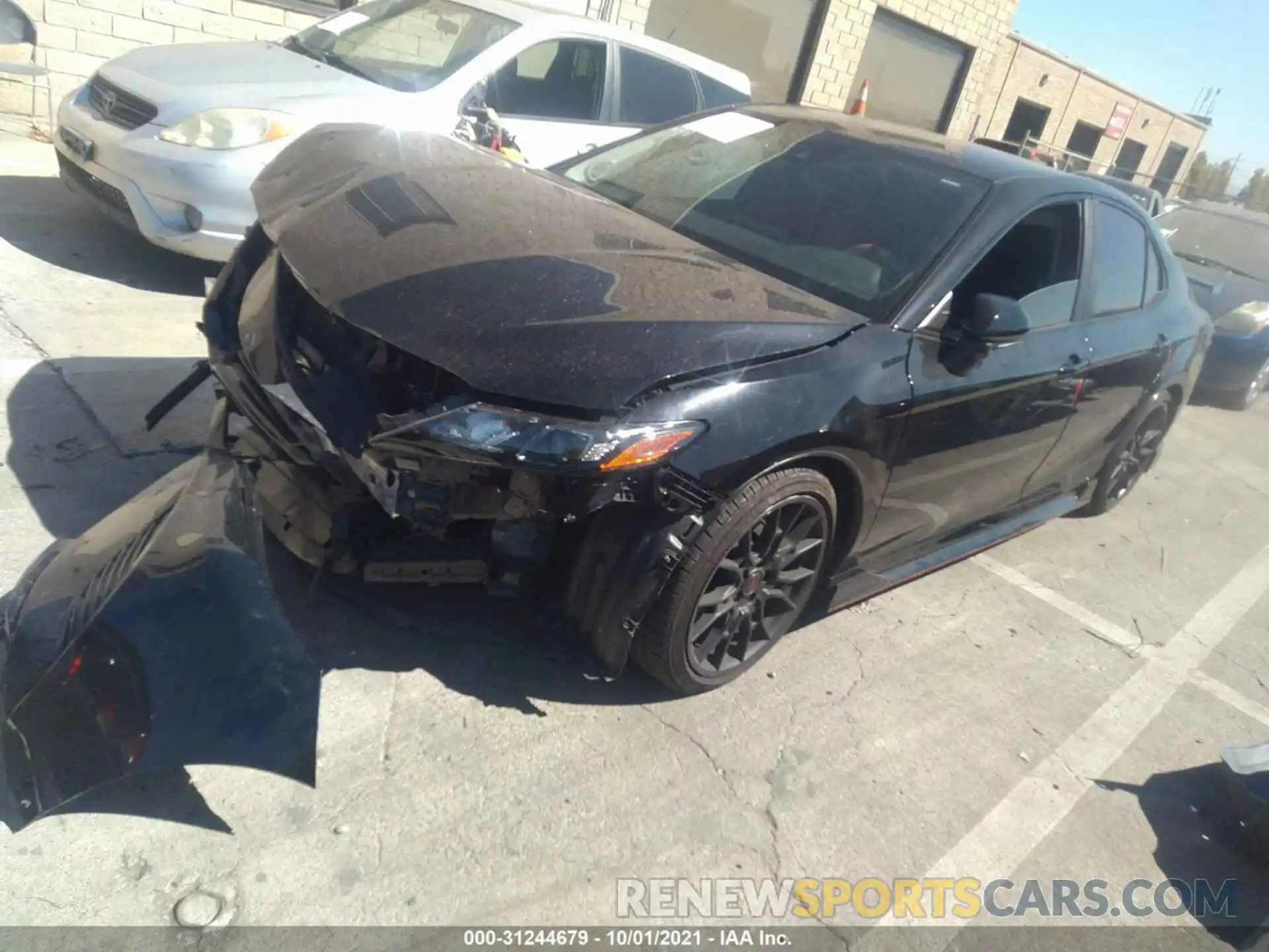 2 Photograph of a damaged car 4T1KZ1AK4MU047580 TOYOTA CAMRY 2021