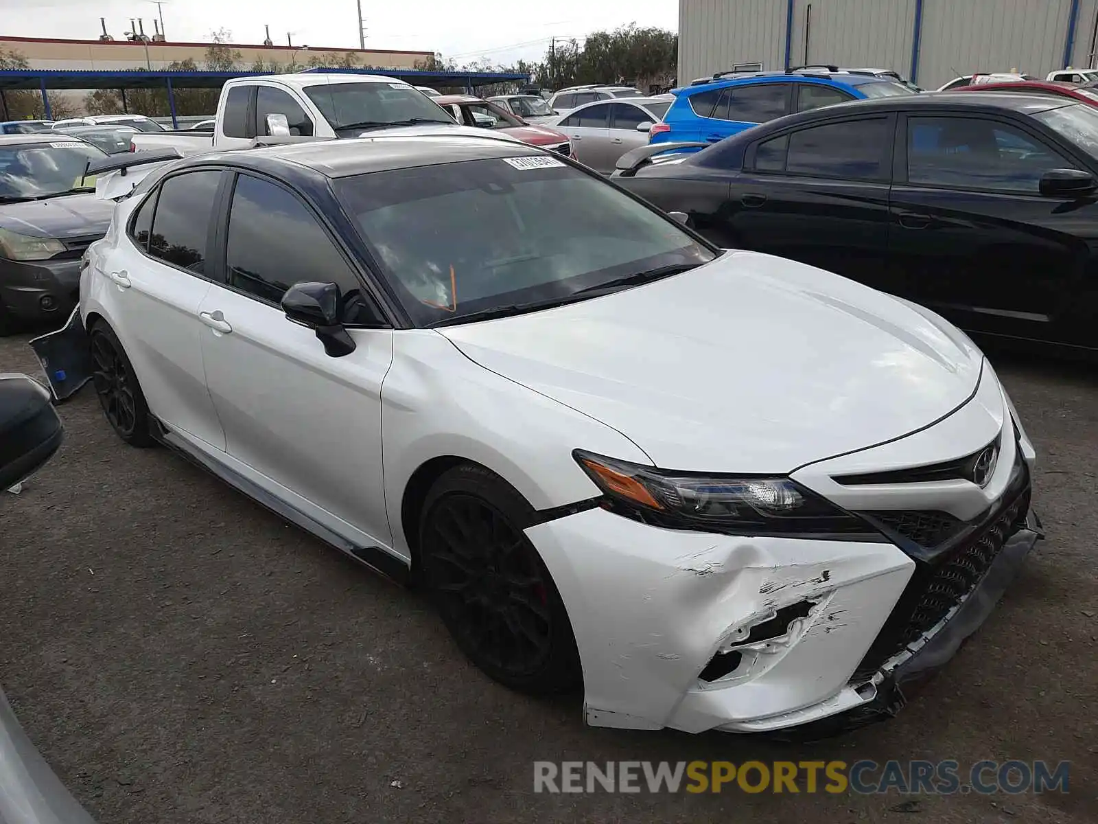 1 Photograph of a damaged car 4T1KZ1AK4MU048244 TOYOTA CAMRY 2021