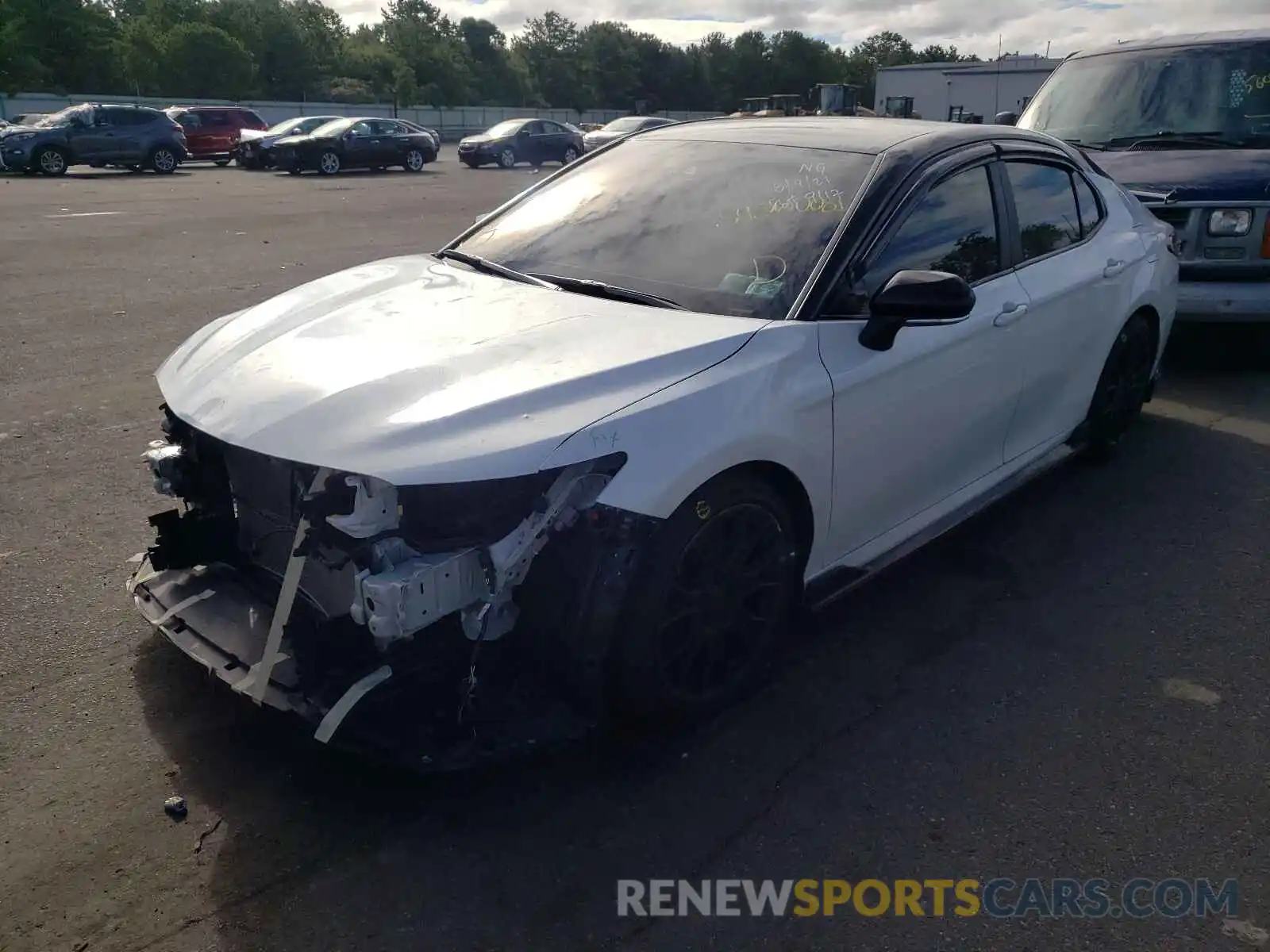 2 Photograph of a damaged car 4T1KZ1AK4MU050432 TOYOTA CAMRY 2021