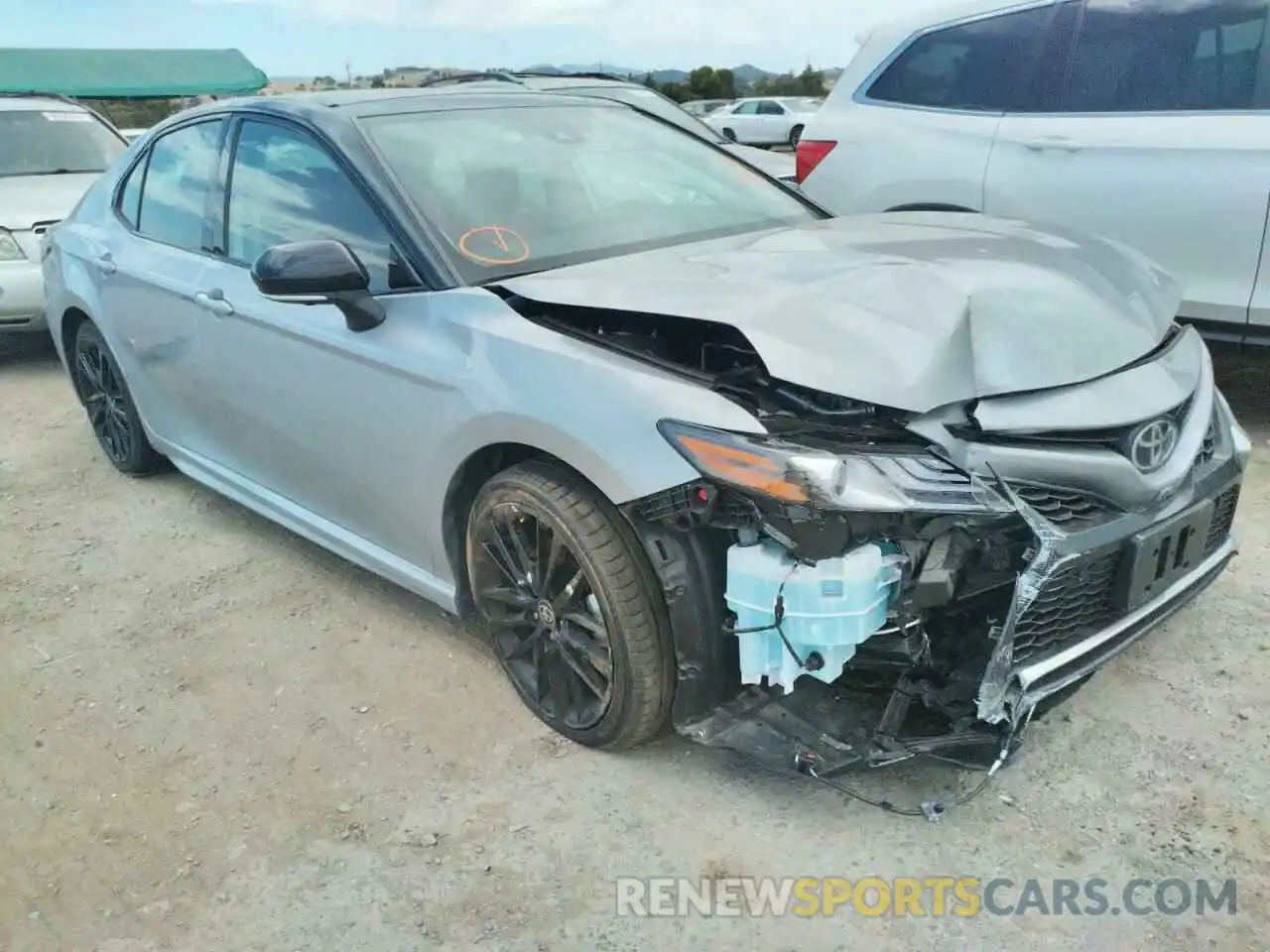 1 Photograph of a damaged car 4T1KZ1AK4MU050897 TOYOTA CAMRY 2021