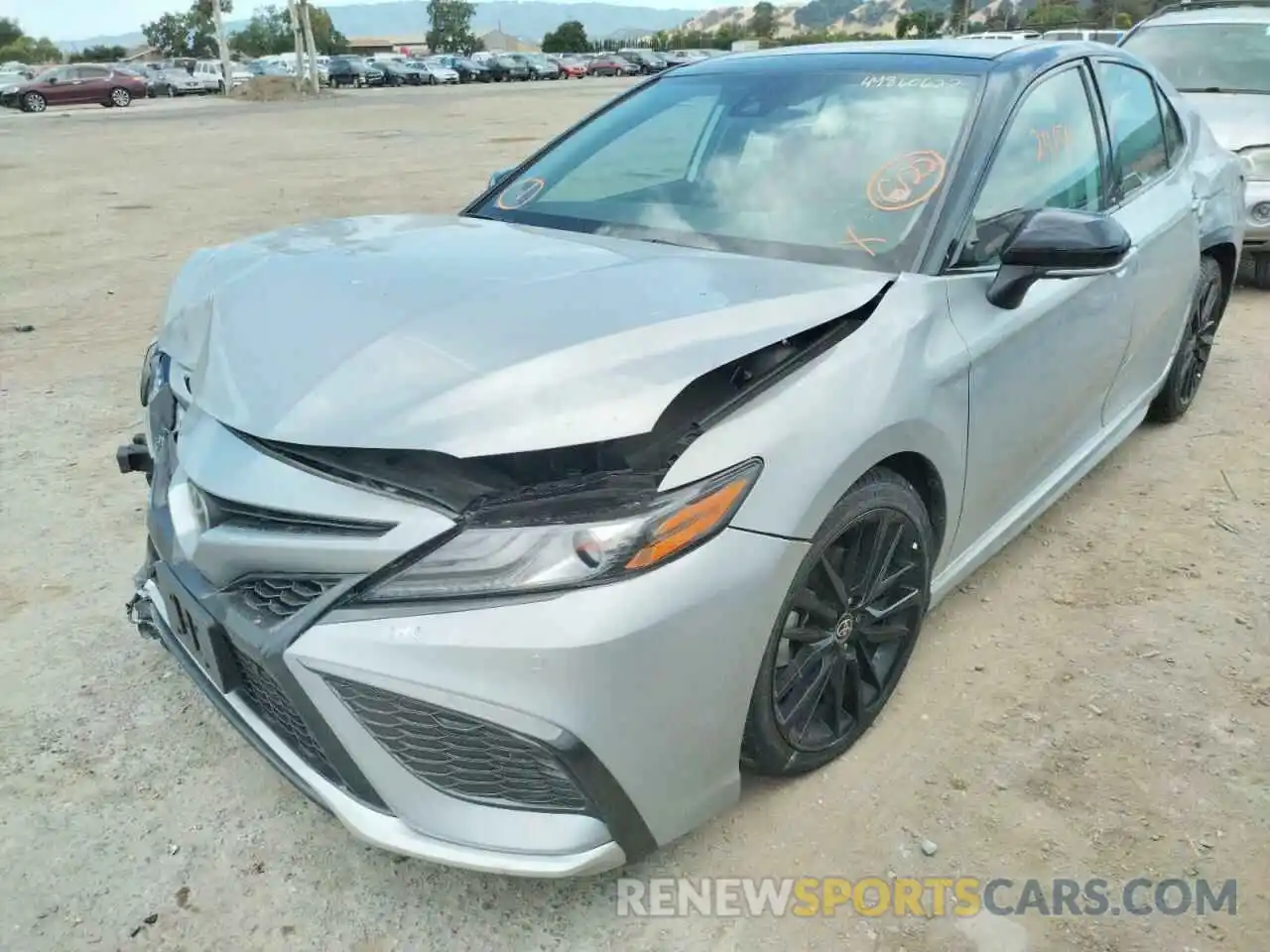 2 Photograph of a damaged car 4T1KZ1AK4MU050897 TOYOTA CAMRY 2021