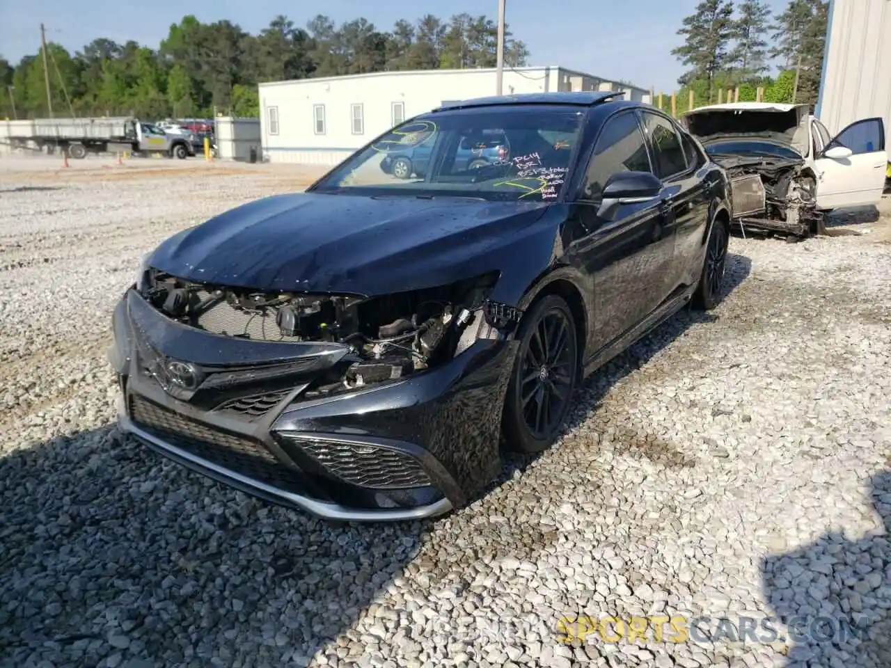 2 Photograph of a damaged car 4T1KZ1AK4MU051032 TOYOTA CAMRY 2021