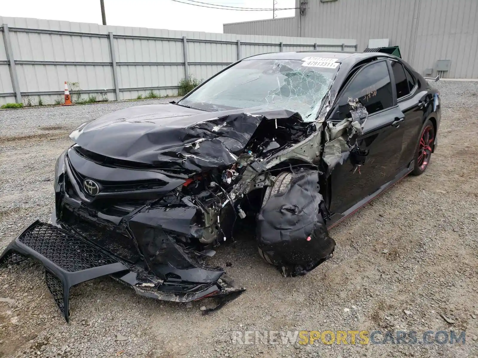 2 Photograph of a damaged car 4T1KZ1AK4MU053136 TOYOTA CAMRY 2021