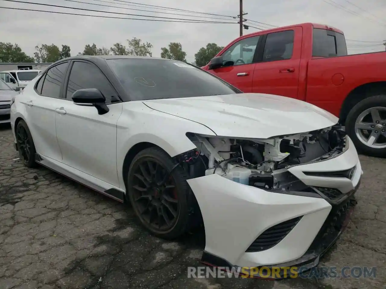 1 Photograph of a damaged car 4T1KZ1AK4MU053895 TOYOTA CAMRY 2021