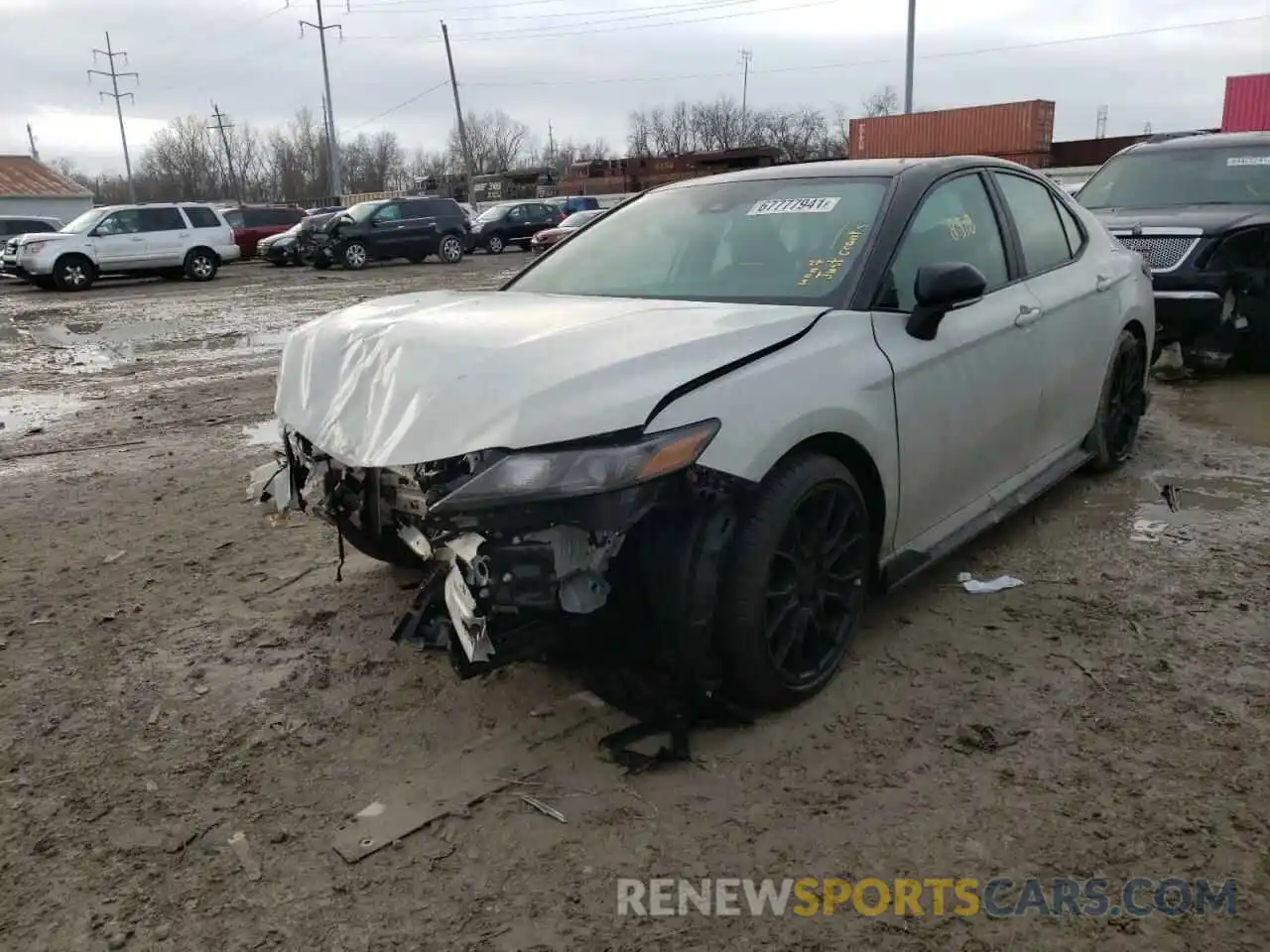 2 Photograph of a damaged car 4T1KZ1AK4MU057820 TOYOTA CAMRY 2021