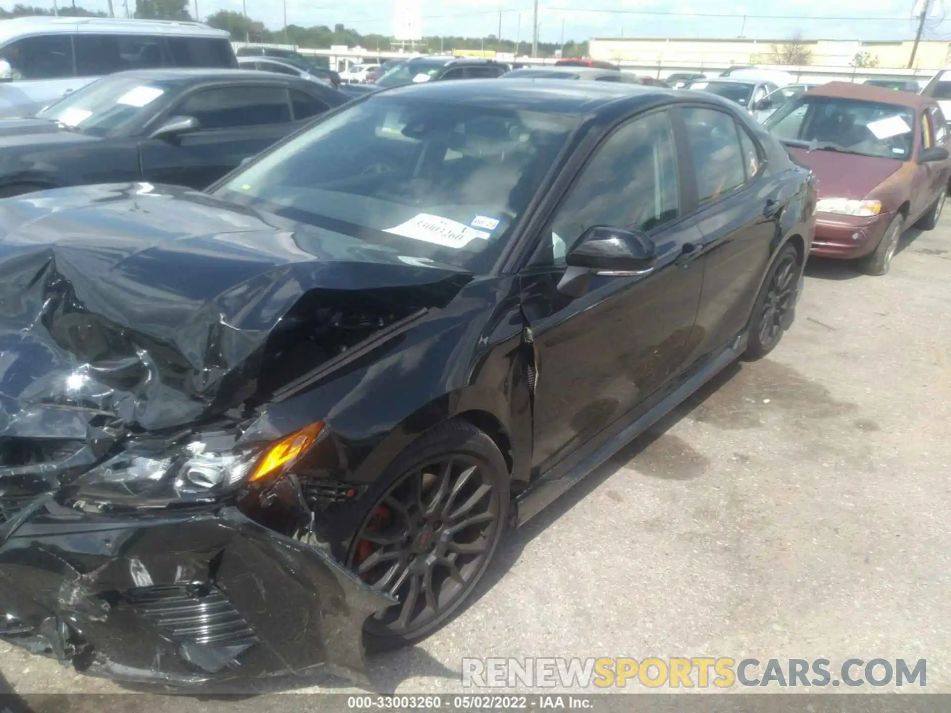 2 Photograph of a damaged car 4T1KZ1AK4MU058241 TOYOTA CAMRY 2021