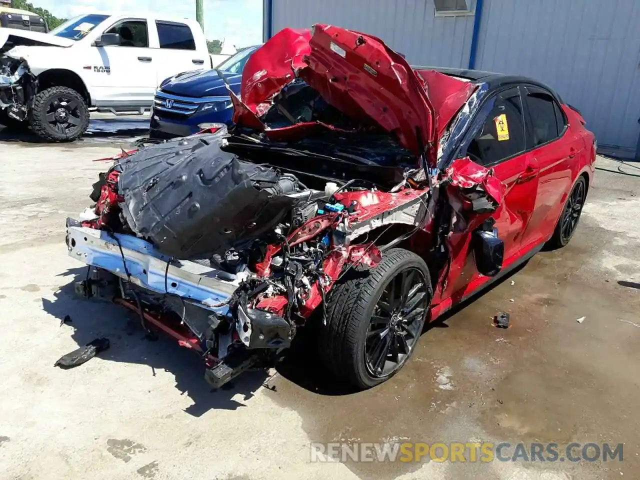 2 Photograph of a damaged car 4T1KZ1AK5MU050536 TOYOTA CAMRY 2021