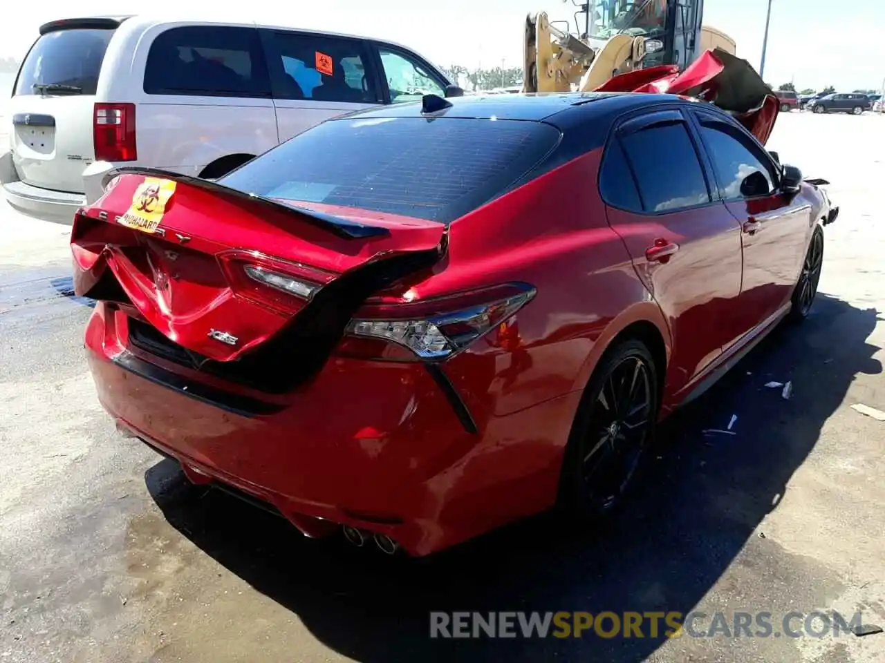 4 Photograph of a damaged car 4T1KZ1AK5MU050536 TOYOTA CAMRY 2021