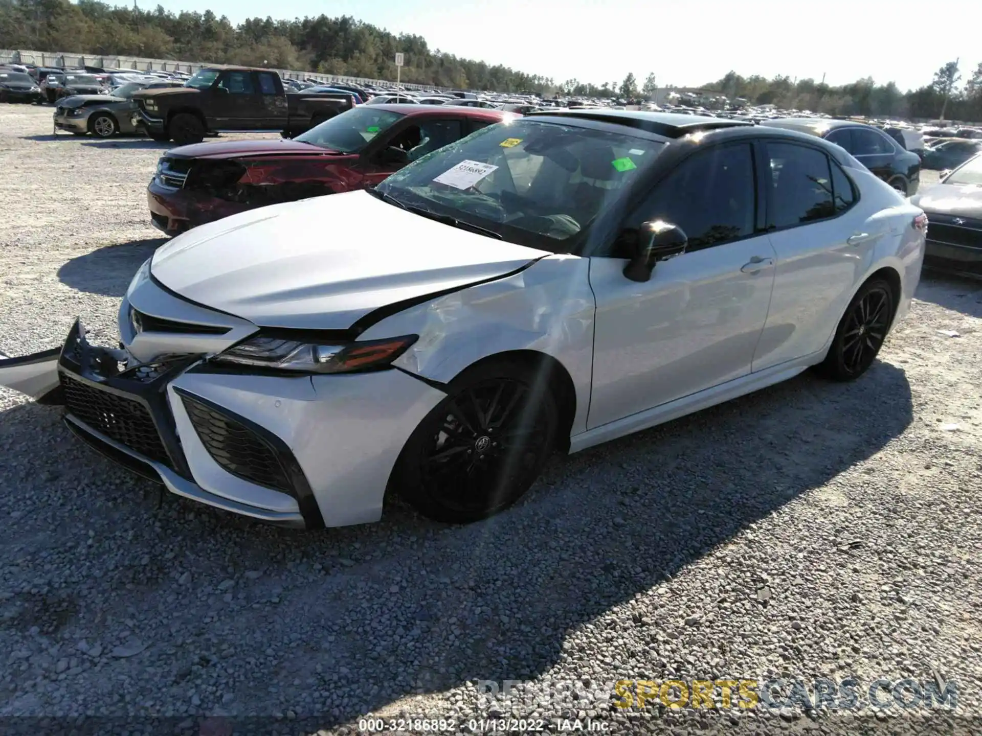 2 Photograph of a damaged car 4T1KZ1AK5MU052190 TOYOTA CAMRY 2021