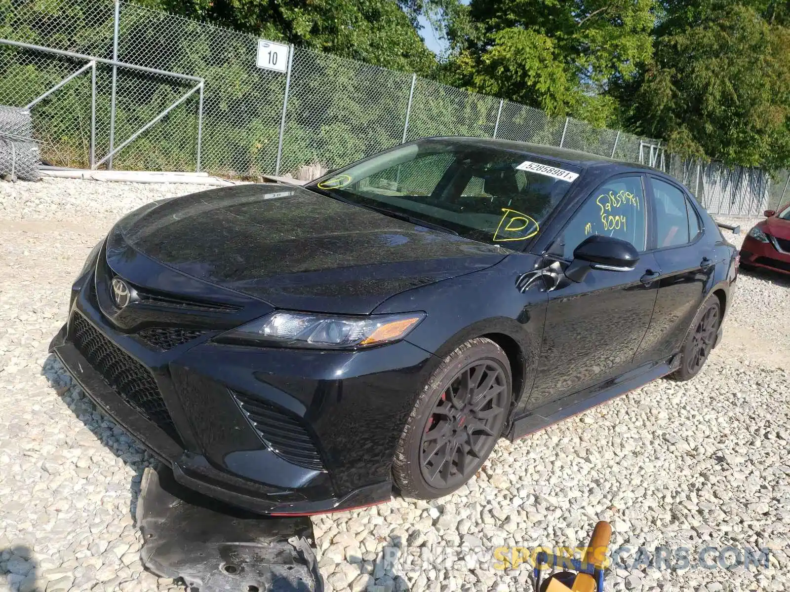 2 Photograph of a damaged car 4T1KZ1AK5MU054120 TOYOTA CAMRY 2021