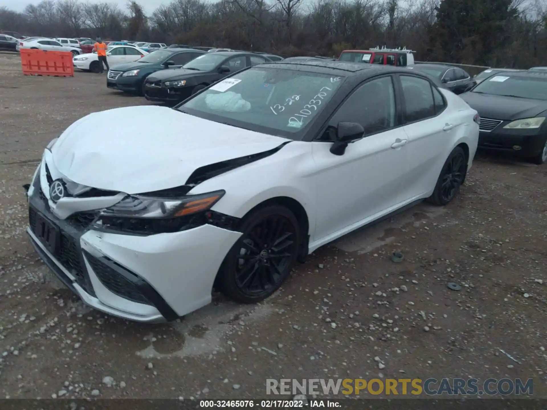 2 Photograph of a damaged car 4T1KZ1AK5MU054845 TOYOTA CAMRY 2021