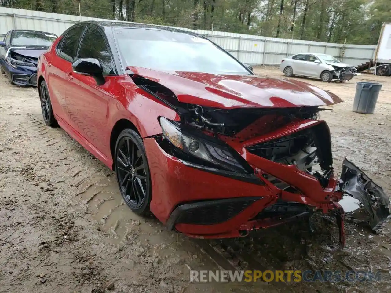 1 Photograph of a damaged car 4T1KZ1AK5MU058894 TOYOTA CAMRY 2021