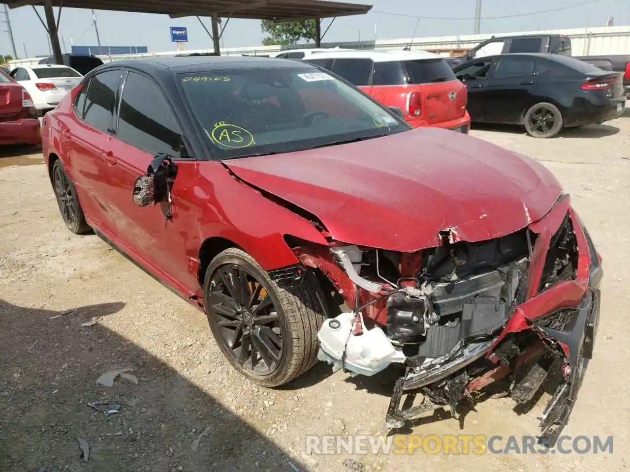 1 Photograph of a damaged car 4T1KZ1AK6MU049105 TOYOTA CAMRY 2021