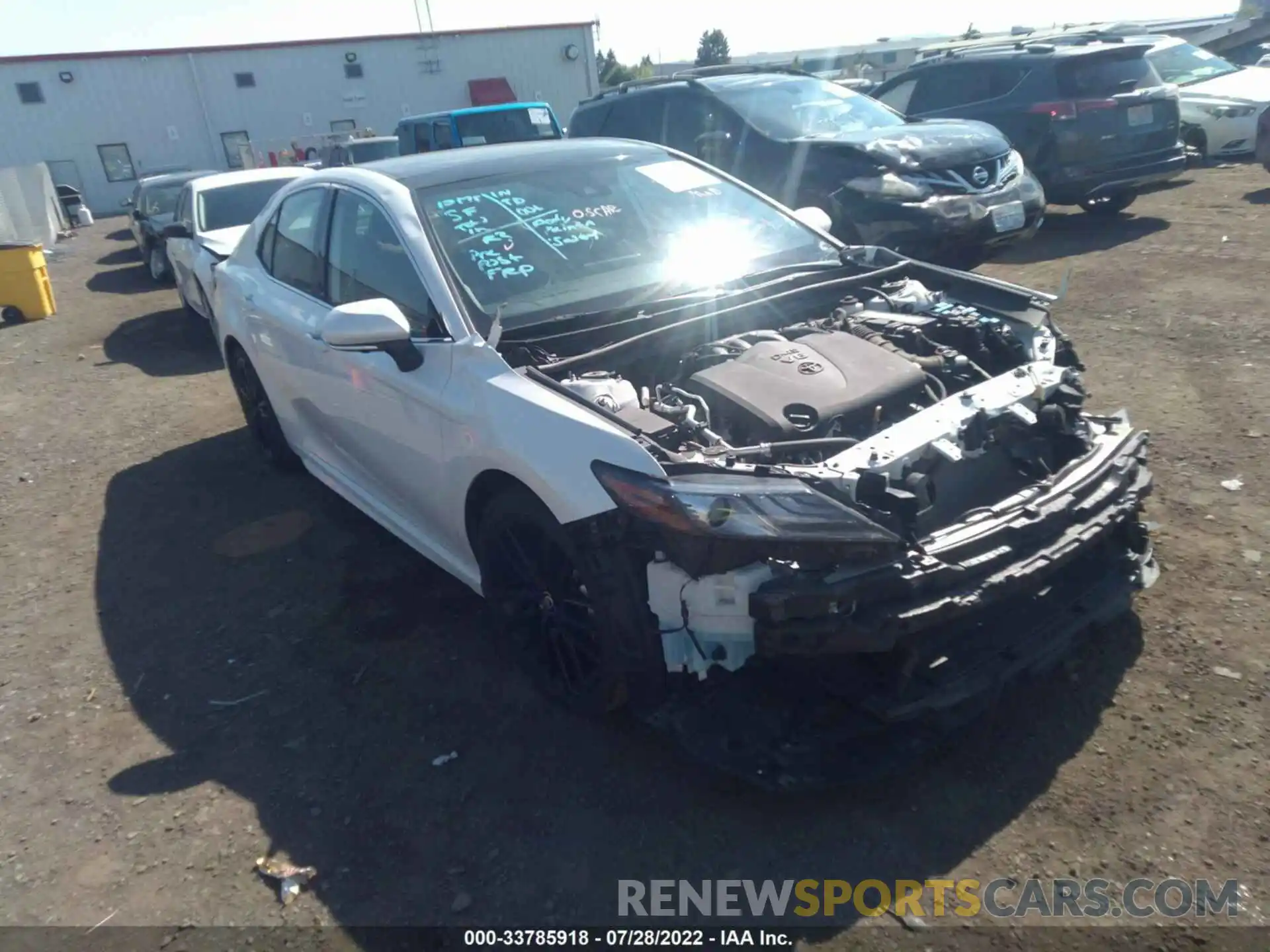 1 Photograph of a damaged car 4T1KZ1AK6MU049606 TOYOTA CAMRY 2021