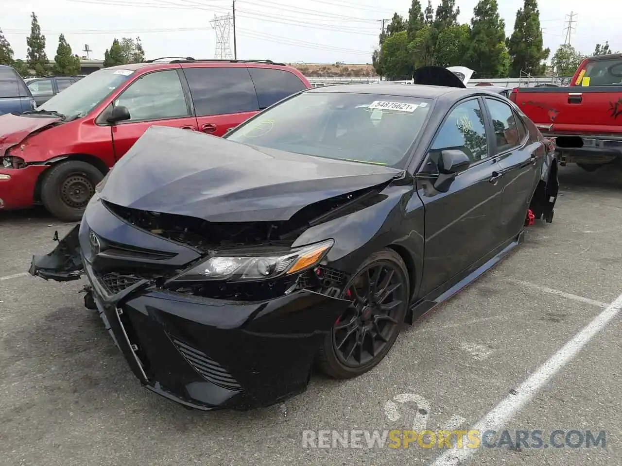 2 Photograph of a damaged car 4T1KZ1AK6MU052151 TOYOTA CAMRY 2021