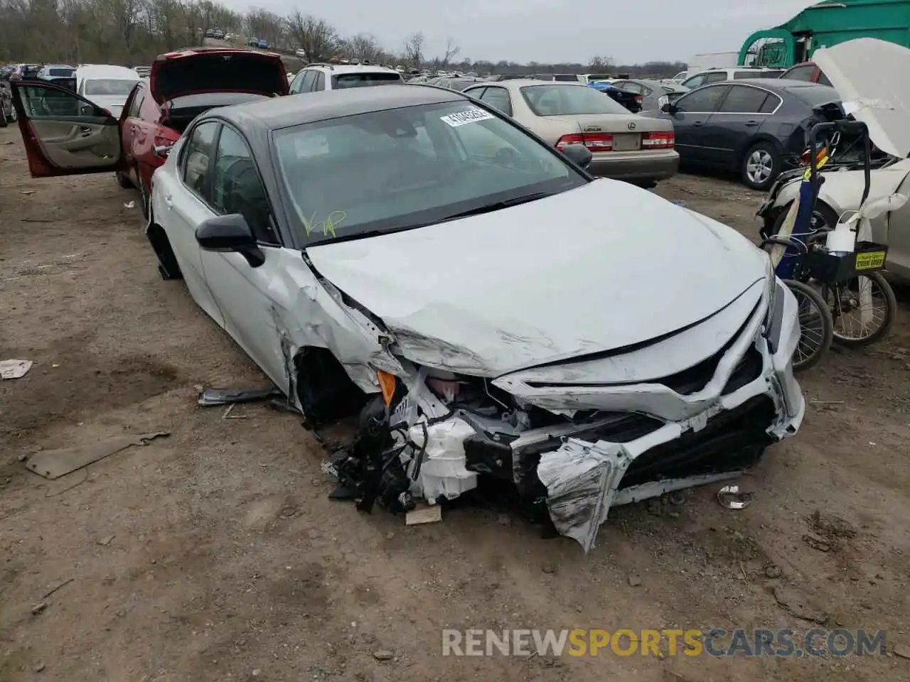 1 Photograph of a damaged car 4T1KZ1AK6MU056670 TOYOTA CAMRY 2021