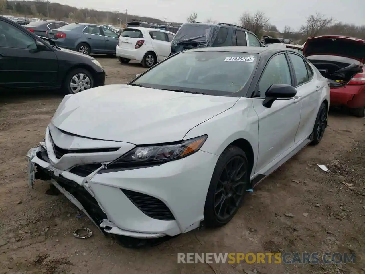 2 Photograph of a damaged car 4T1KZ1AK6MU056670 TOYOTA CAMRY 2021