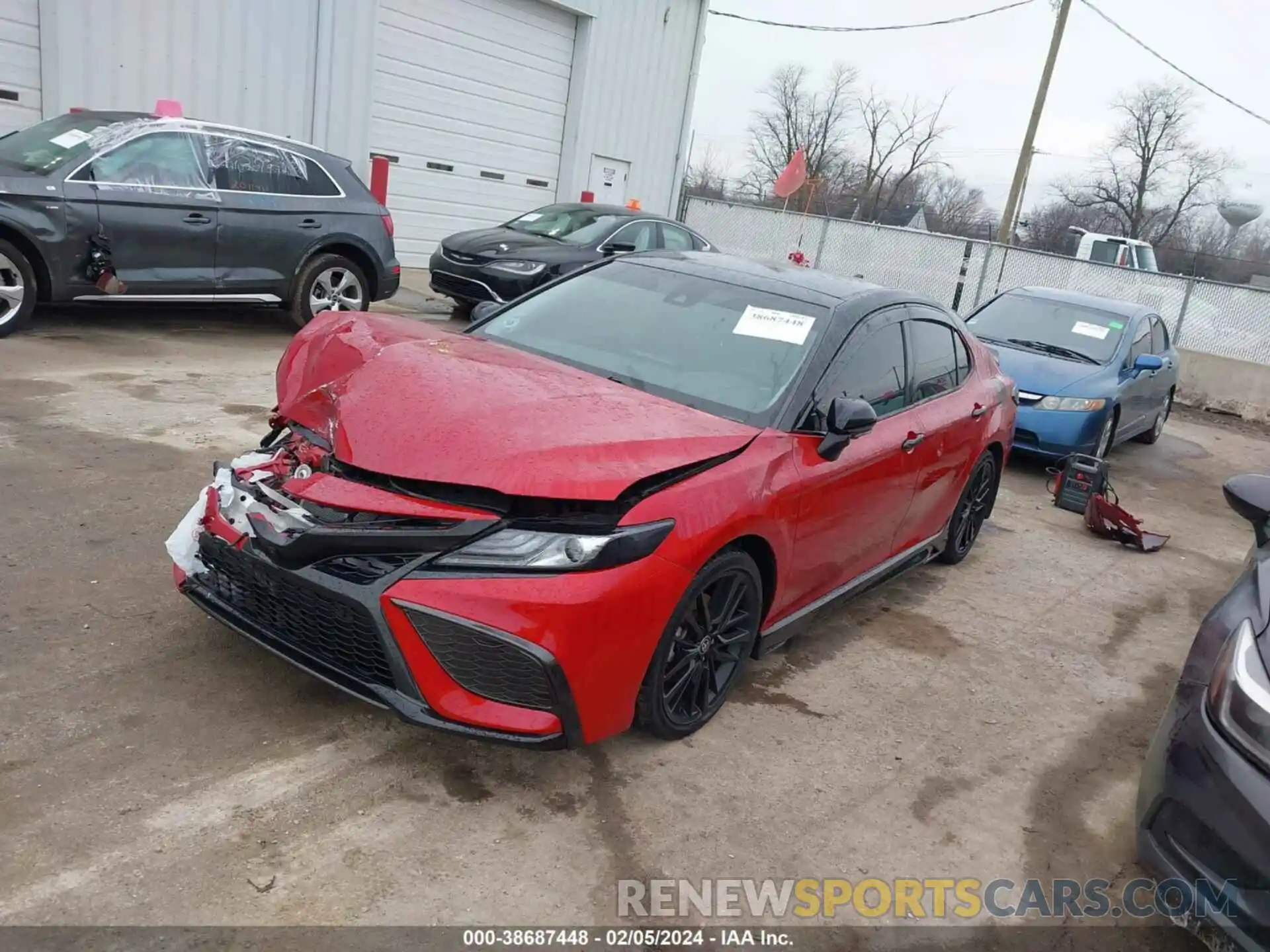 2 Photograph of a damaged car 4T1KZ1AK6MU056698 TOYOTA CAMRY 2021