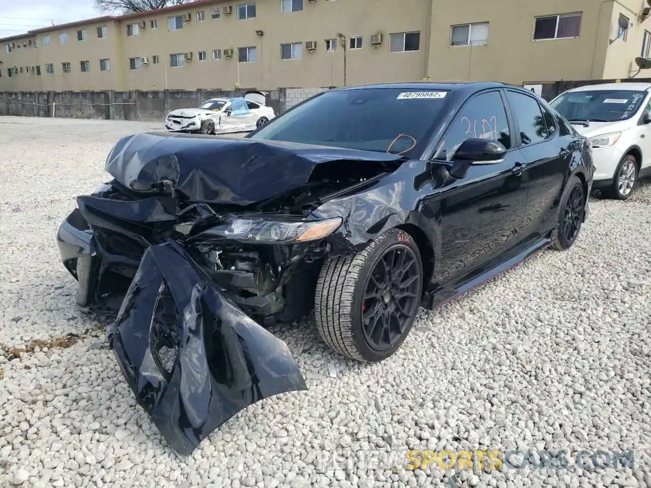 2 Photograph of a damaged car 4T1KZ1AK6MU057589 TOYOTA CAMRY 2021