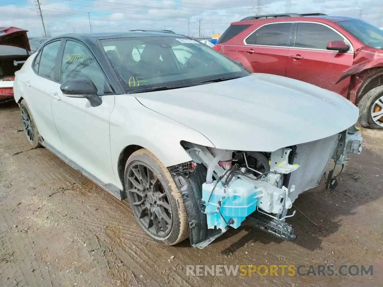 1 Photograph of a damaged car 4T1KZ1AK6MU058824 TOYOTA CAMRY 2021