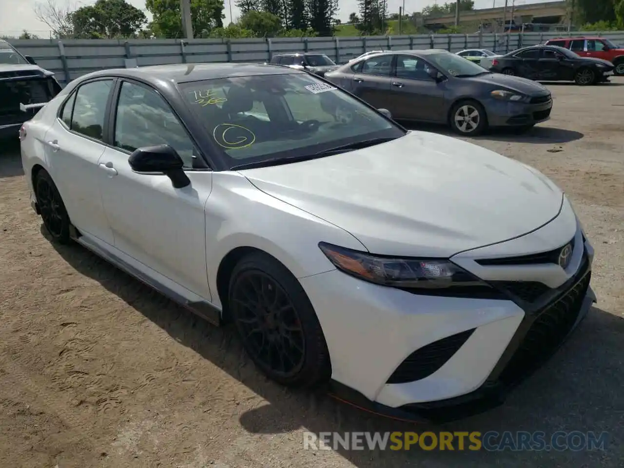 1 Photograph of a damaged car 4T1KZ1AK7MU047573 TOYOTA CAMRY 2021