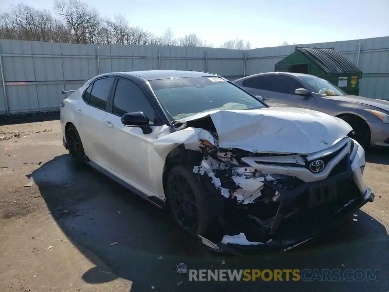 1 Photograph of a damaged car 4T1KZ1AK7MU047668 TOYOTA CAMRY 2021