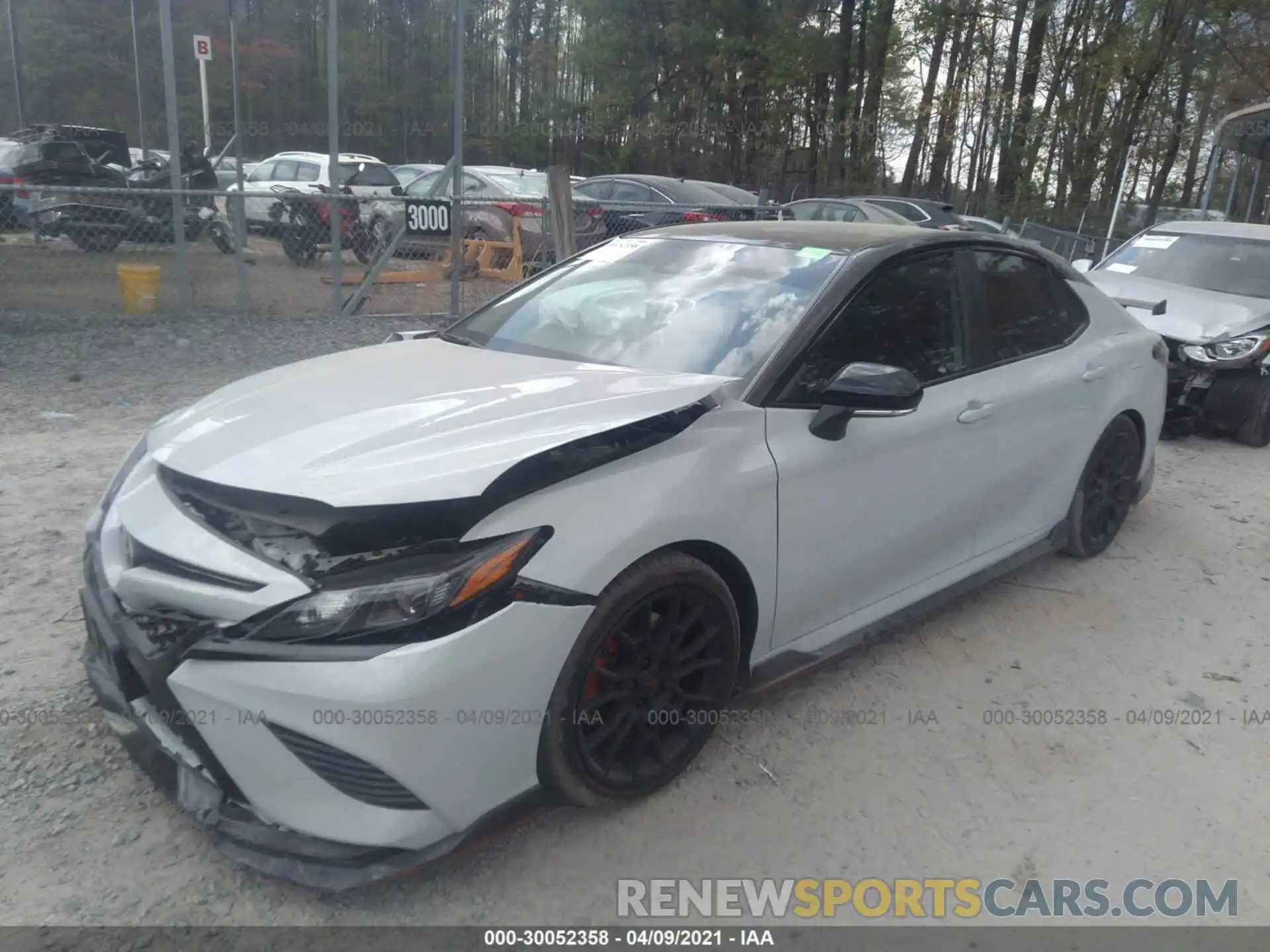 2 Photograph of a damaged car 4T1KZ1AK7MU047735 TOYOTA CAMRY 2021