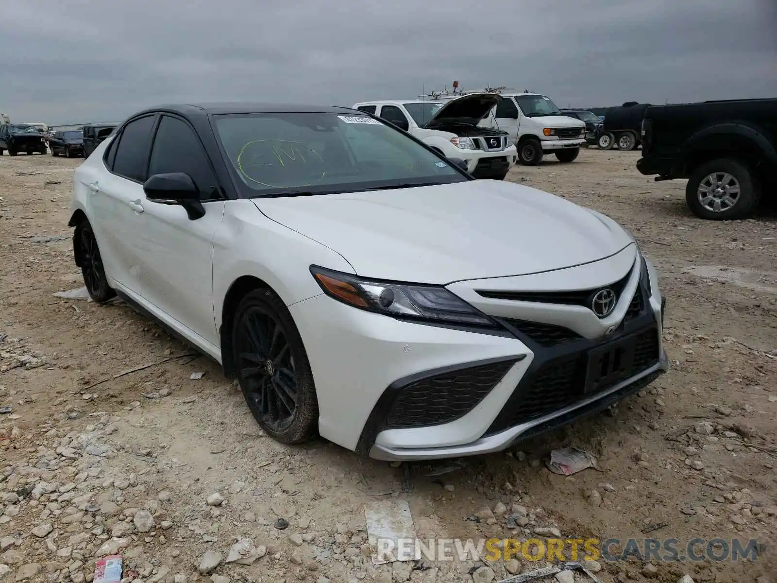 1 Photograph of a damaged car 4T1KZ1AK7MU048397 TOYOTA CAMRY 2021