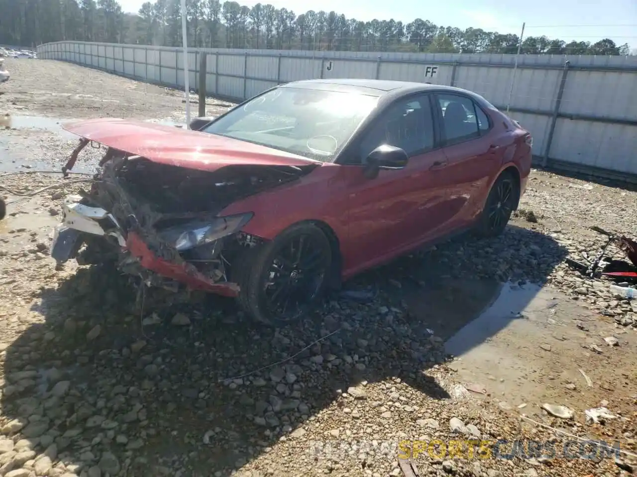 2 Photograph of a damaged car 4T1KZ1AK7MU051719 TOYOTA CAMRY 2021