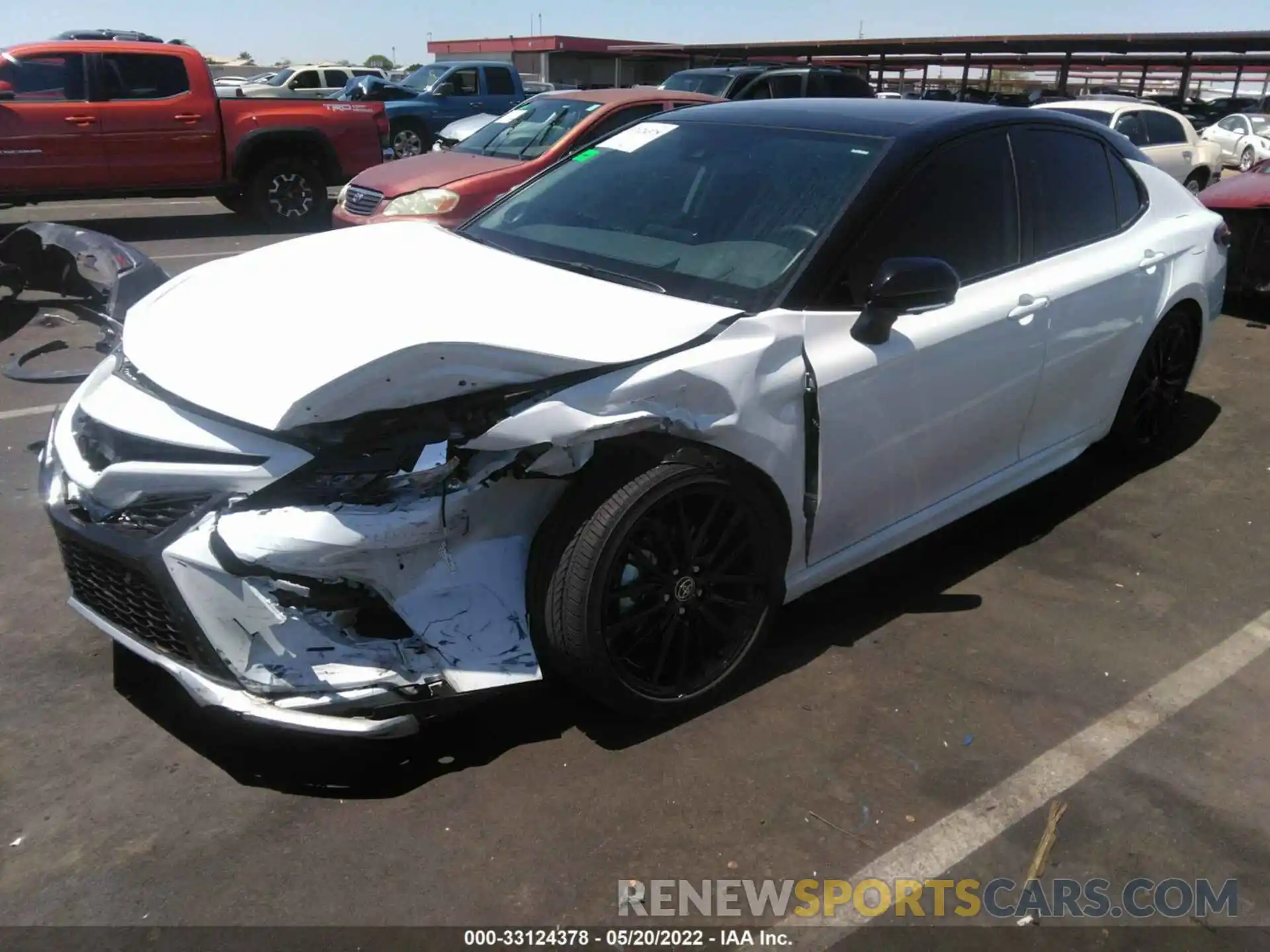 2 Photograph of a damaged car 4T1KZ1AK7MU051963 TOYOTA CAMRY 2021