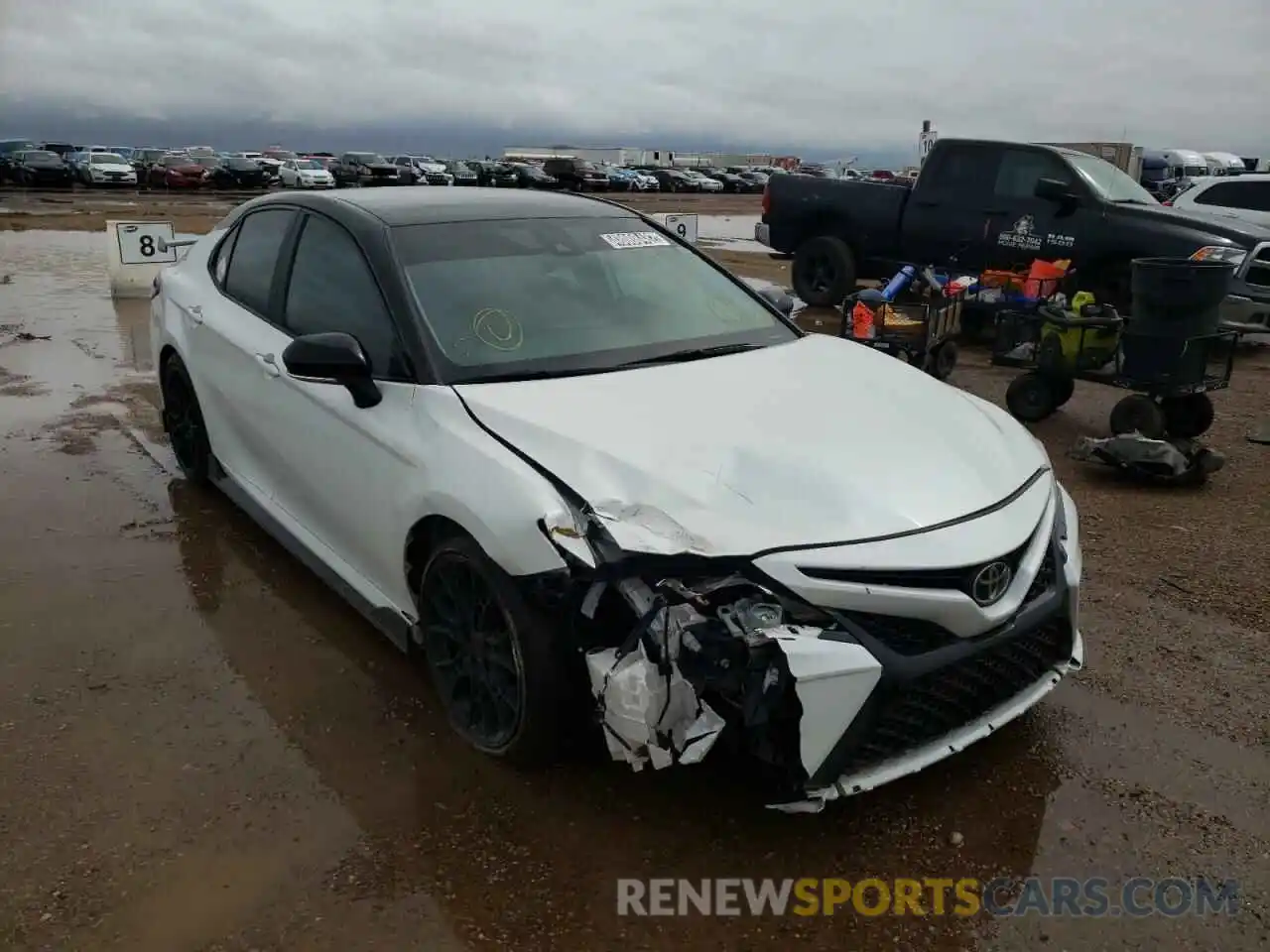 1 Photograph of a damaged car 4T1KZ1AK7MU052272 TOYOTA CAMRY 2021