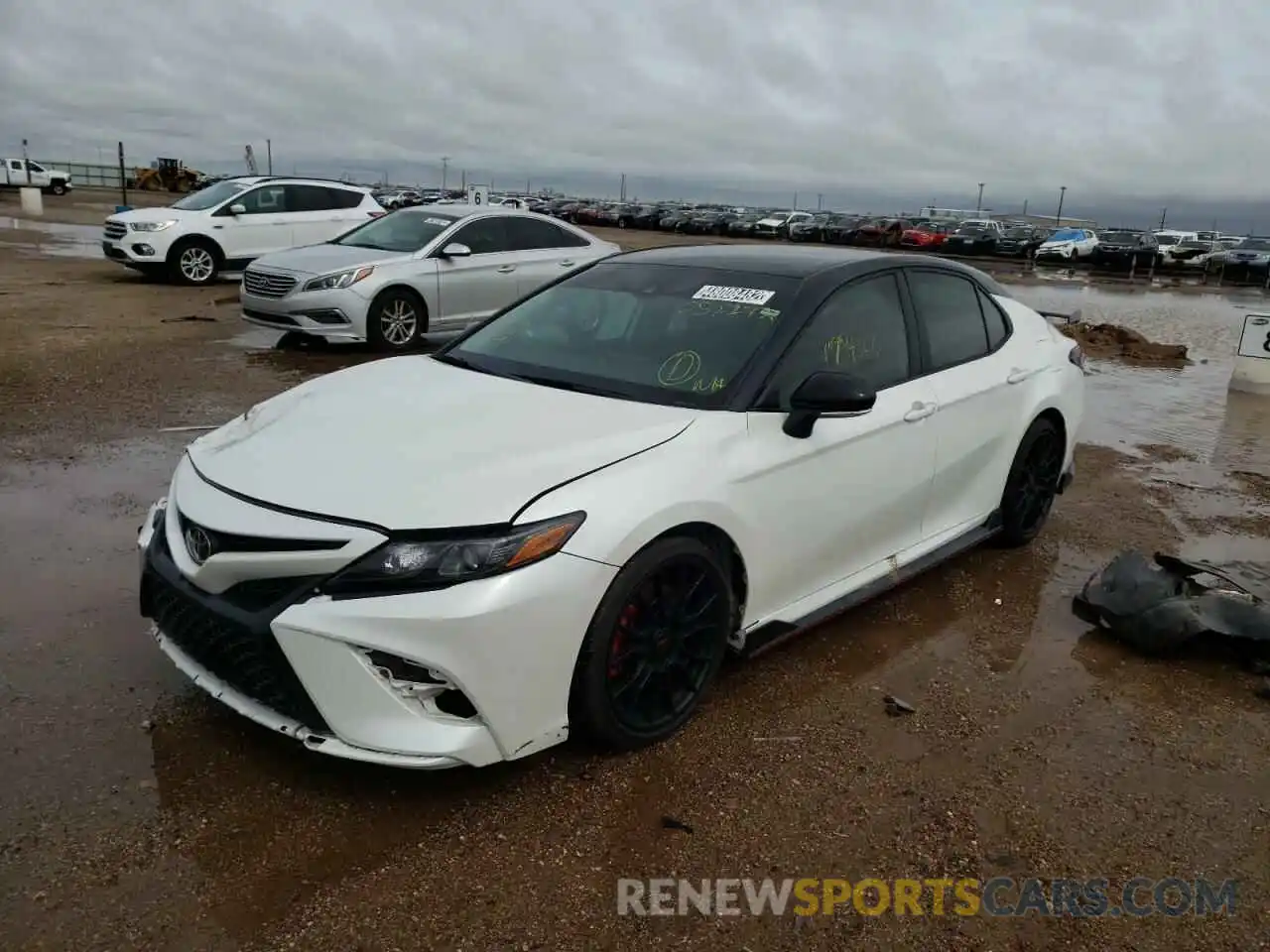 2 Photograph of a damaged car 4T1KZ1AK7MU052272 TOYOTA CAMRY 2021