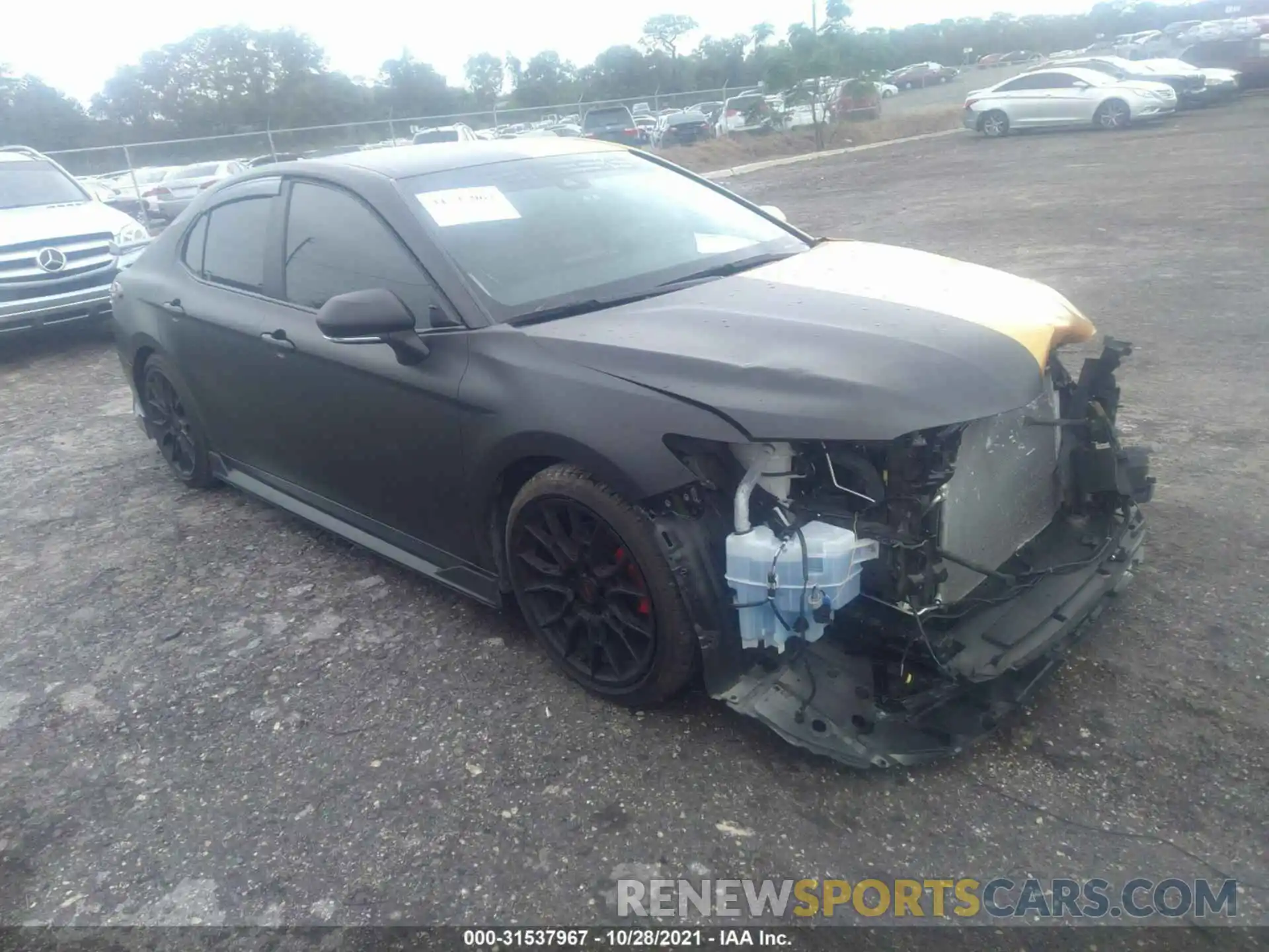 1 Photograph of a damaged car 4T1KZ1AK7MU053129 TOYOTA CAMRY 2021