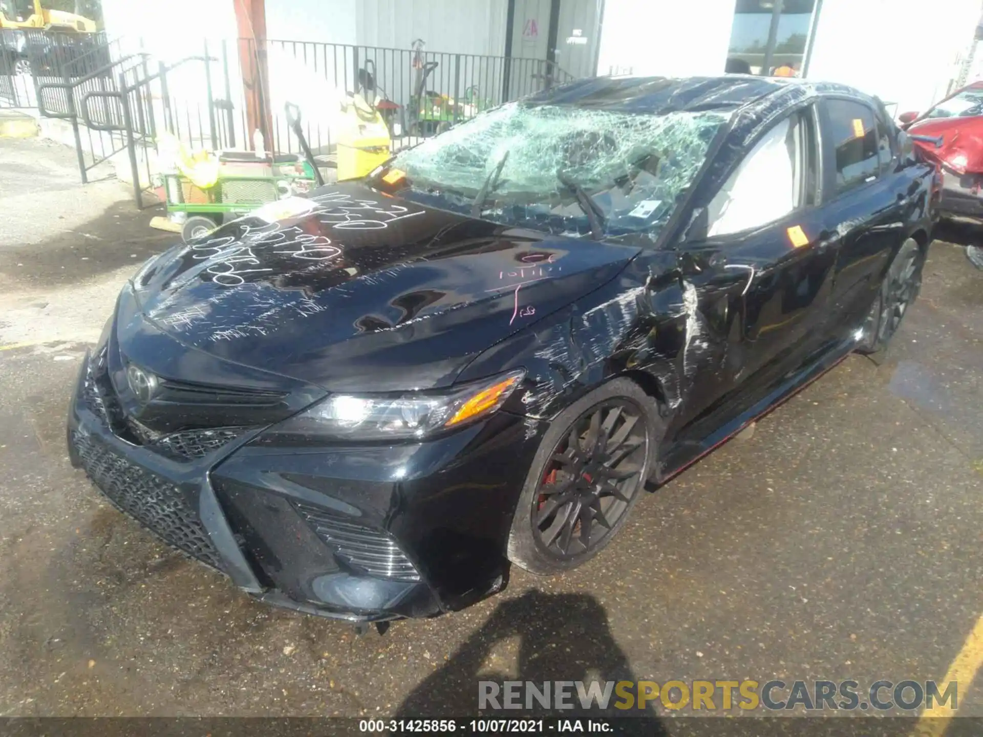 2 Photograph of a damaged car 4T1KZ1AK8MU050756 TOYOTA CAMRY 2021