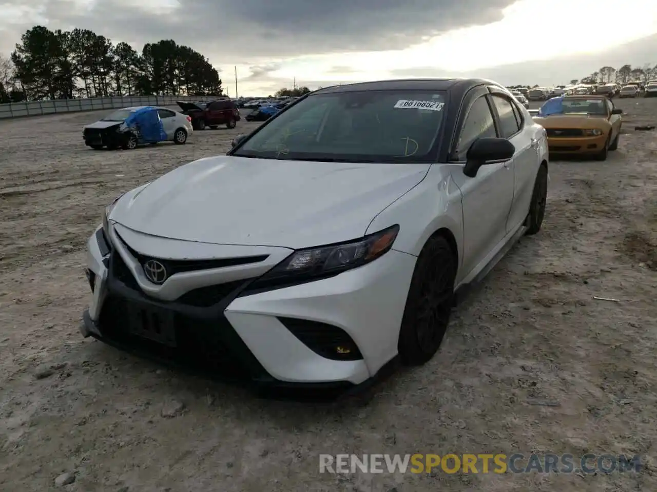 2 Photograph of a damaged car 4T1KZ1AK8MU053155 TOYOTA CAMRY 2021