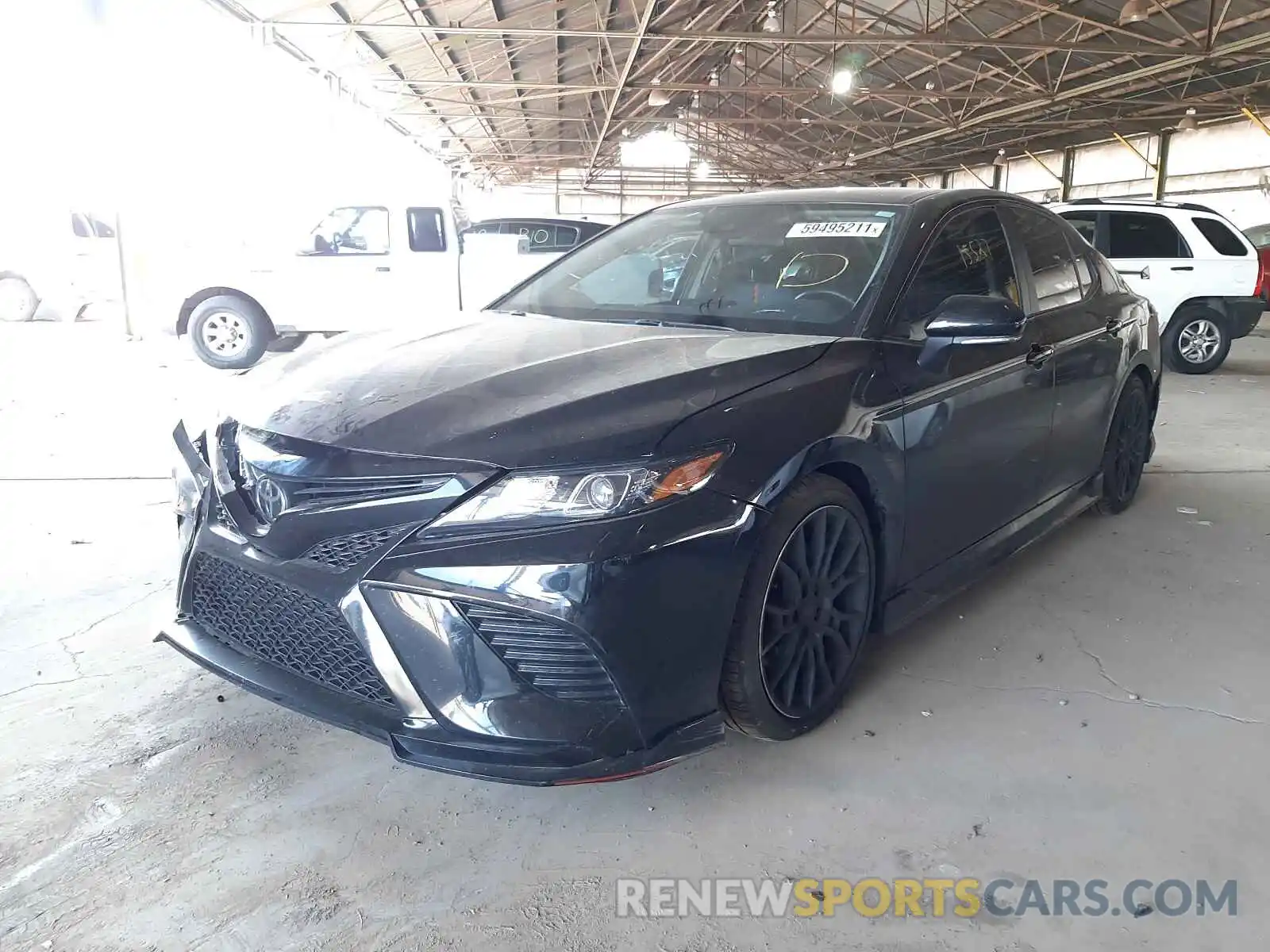 2 Photograph of a damaged car 4T1KZ1AK8MU053589 TOYOTA CAMRY 2021