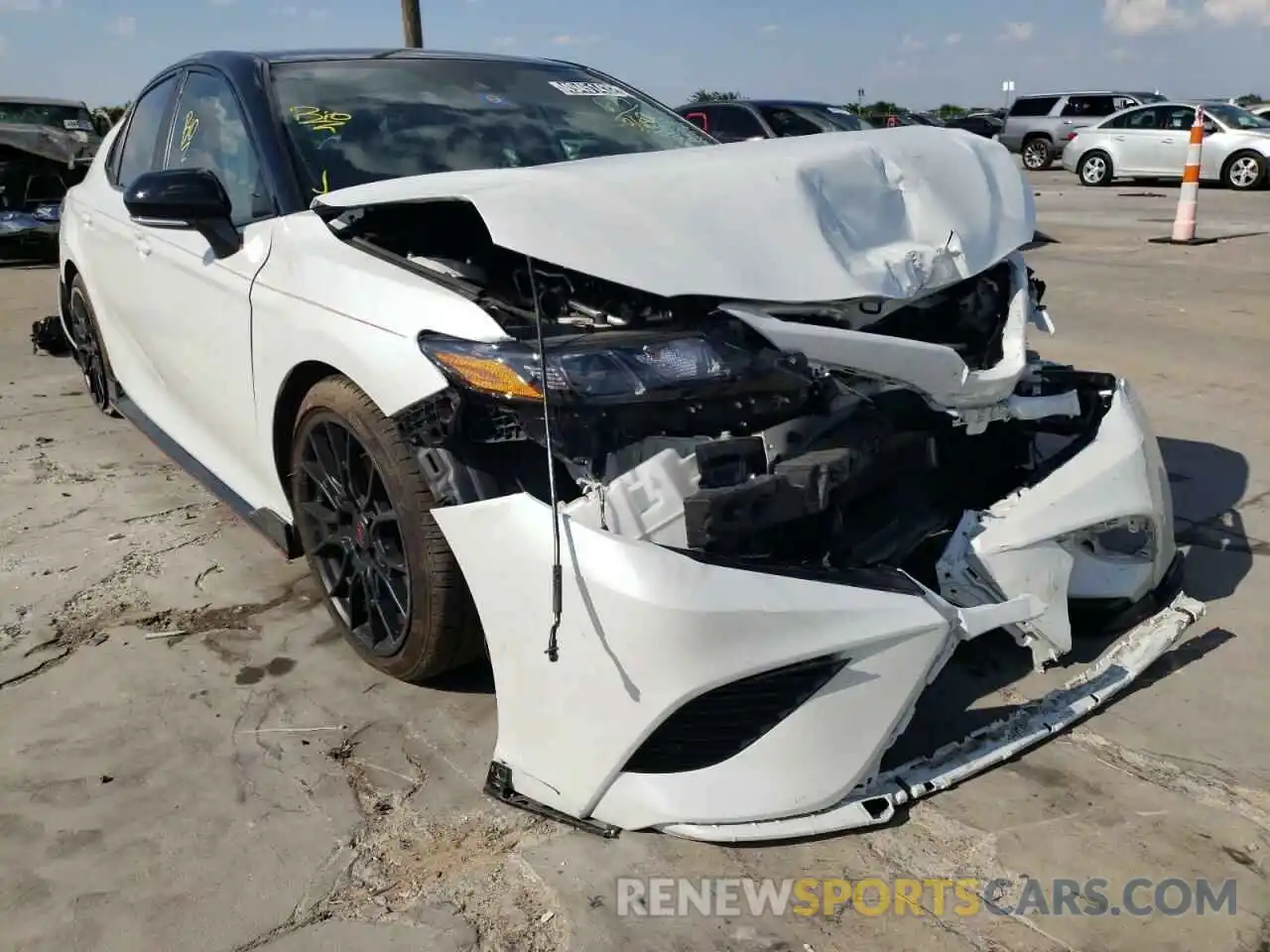 1 Photograph of a damaged car 4T1KZ1AK8MU054676 TOYOTA CAMRY 2021