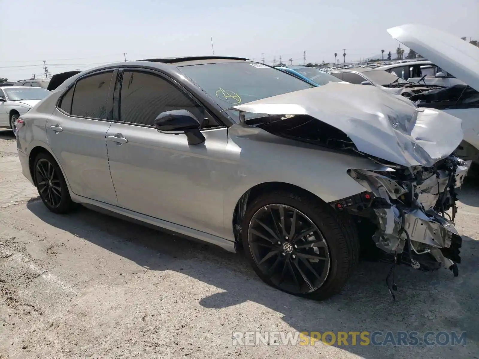 1 Photograph of a damaged car 4T1KZ1AK8MU055021 TOYOTA CAMRY 2021