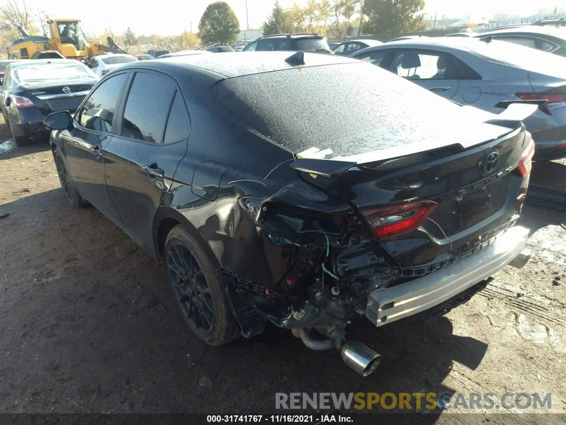 3 Photograph of a damaged car 4T1KZ1AK8MU055925 TOYOTA CAMRY 2021