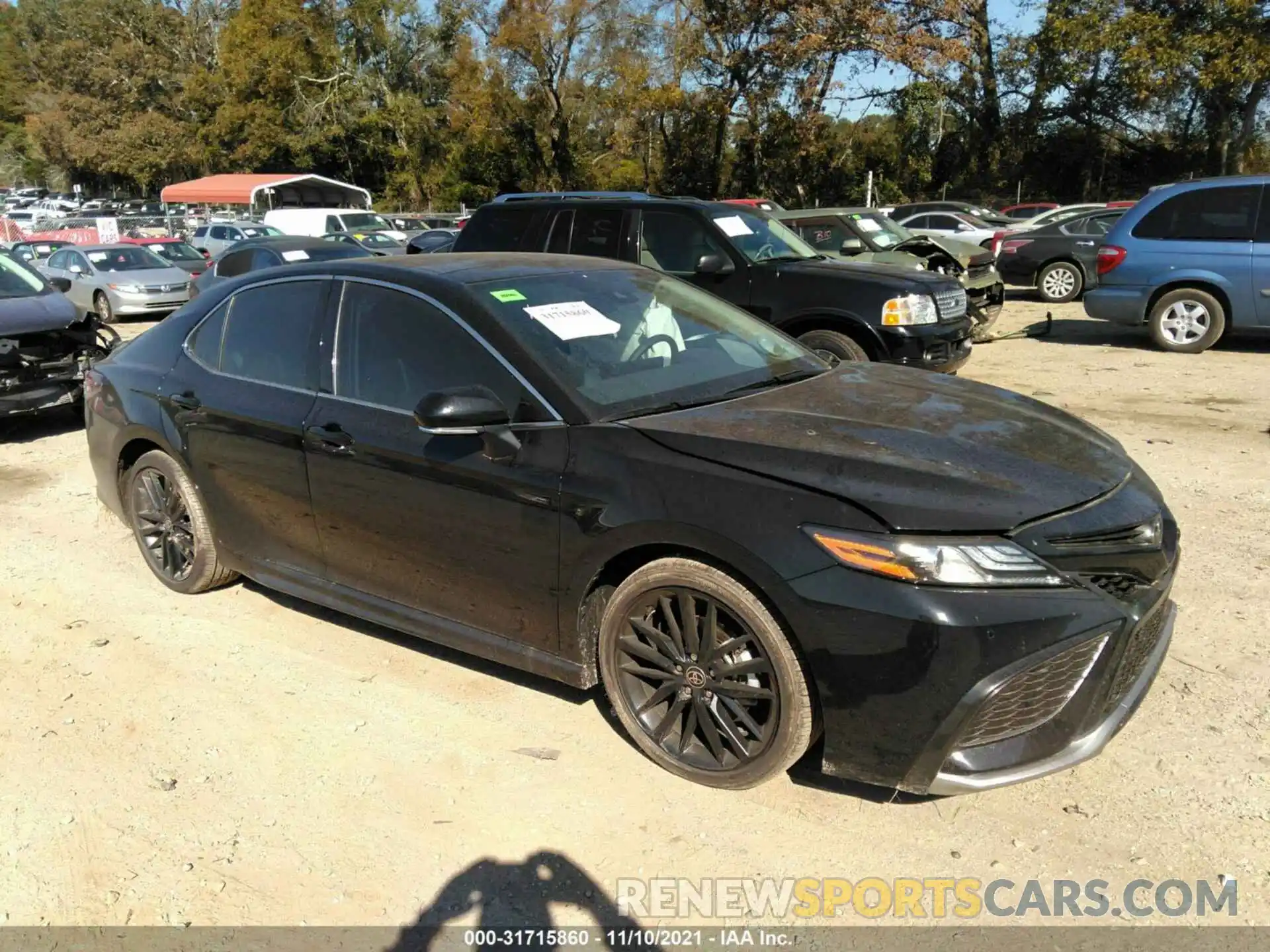 1 Photograph of a damaged car 4T1KZ1AK8MU057822 TOYOTA CAMRY 2021