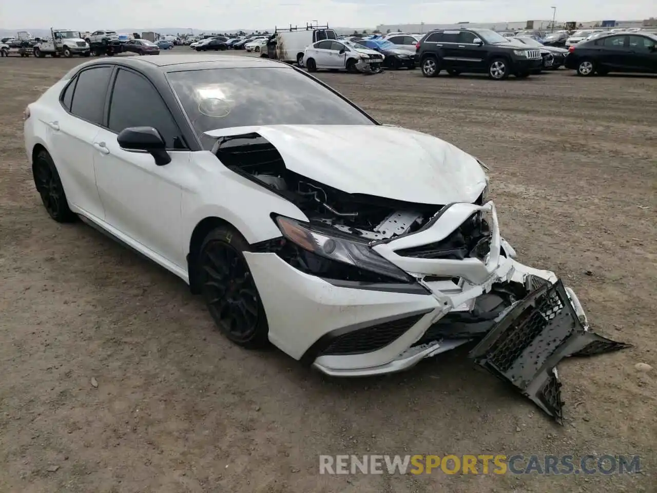 1 Photograph of a damaged car 4T1KZ1AK8MU058825 TOYOTA CAMRY 2021